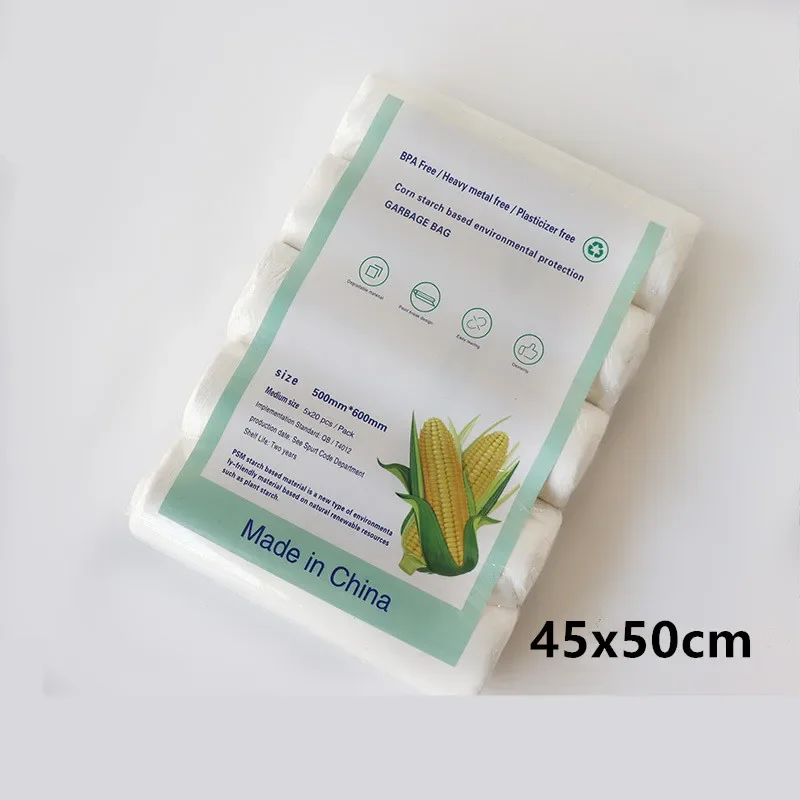 100 шт. биоразлагаемых мусорны – обзор и цена Biodegradable Bin Liner